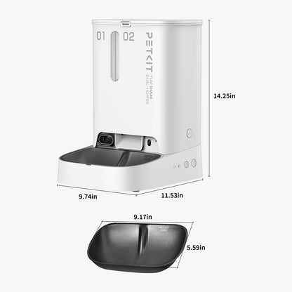 YumShare Dual-hopper Automatic Feeder with Camera